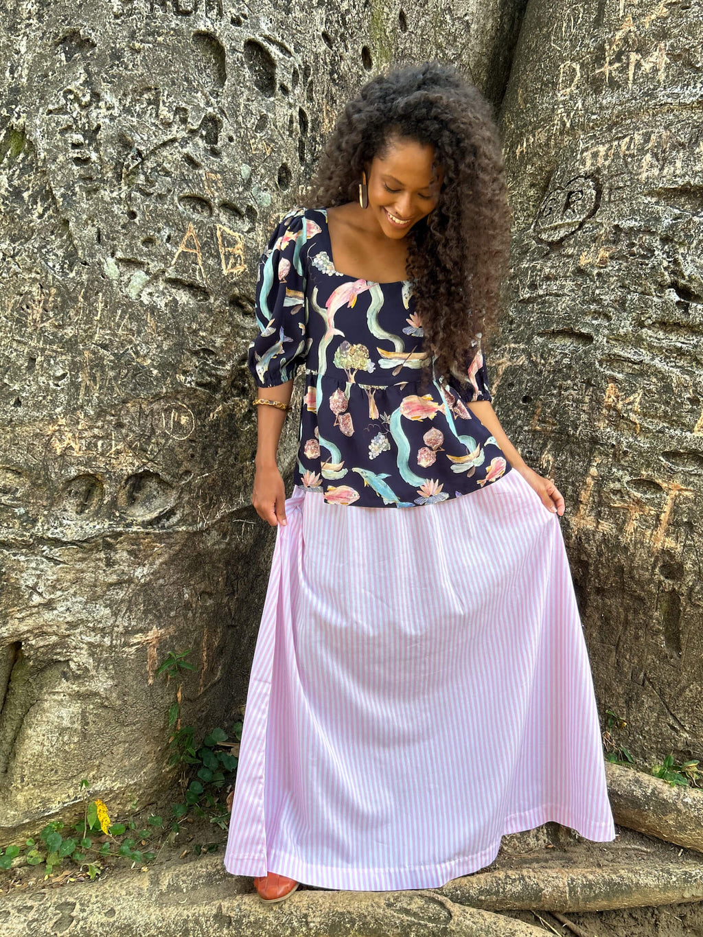 Blusa Babados Belezas do Rio