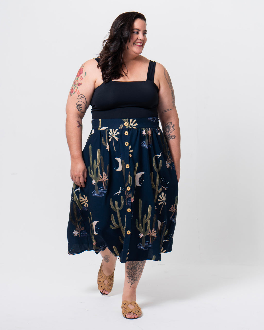 Saia Midi Luar do Sertão