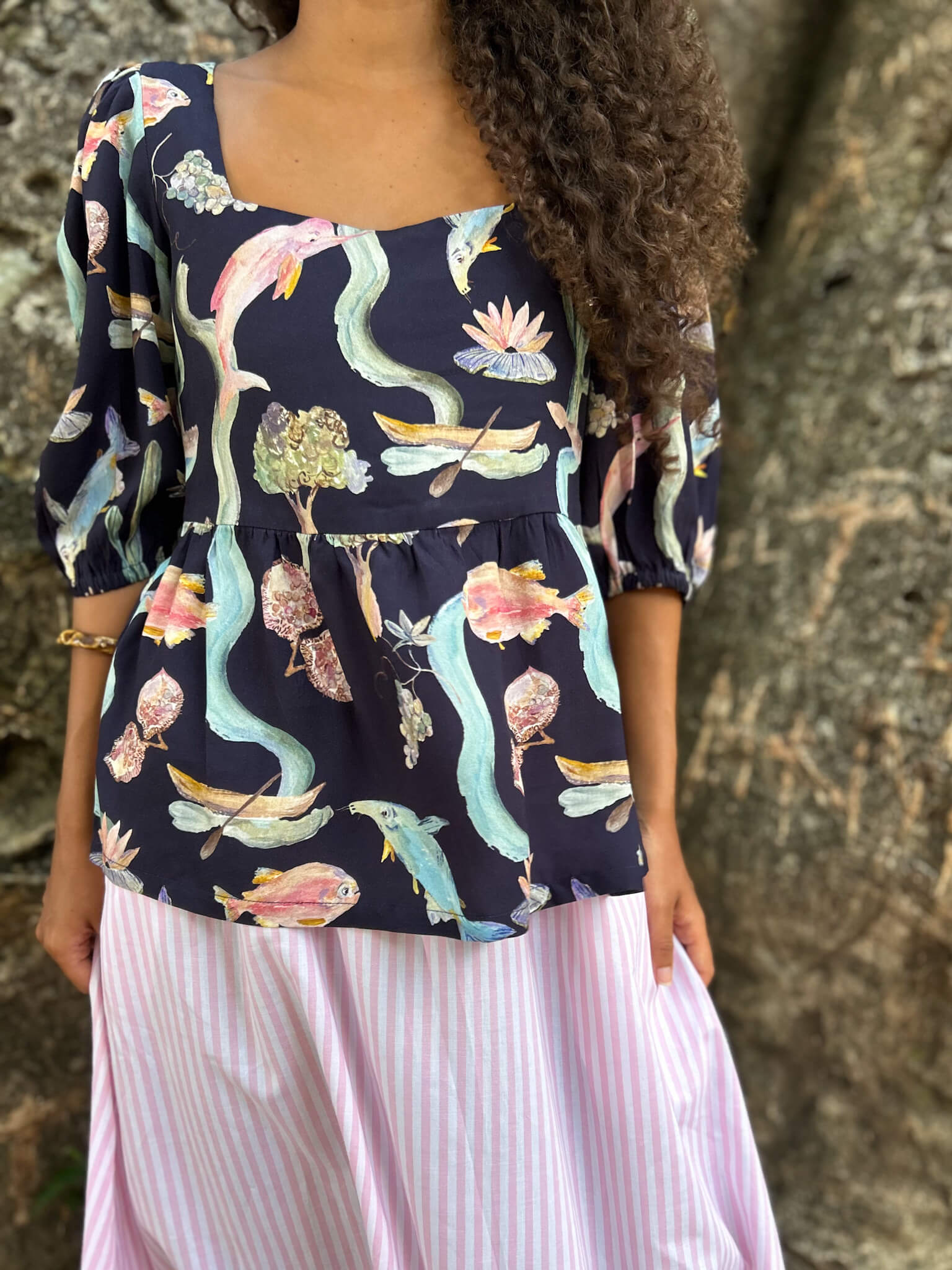 Blusa Babados Belezas do Rio