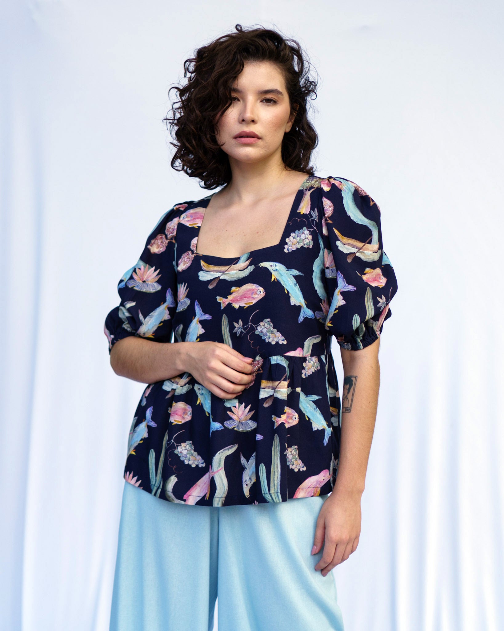 Blusa Babados Belezas do Rio