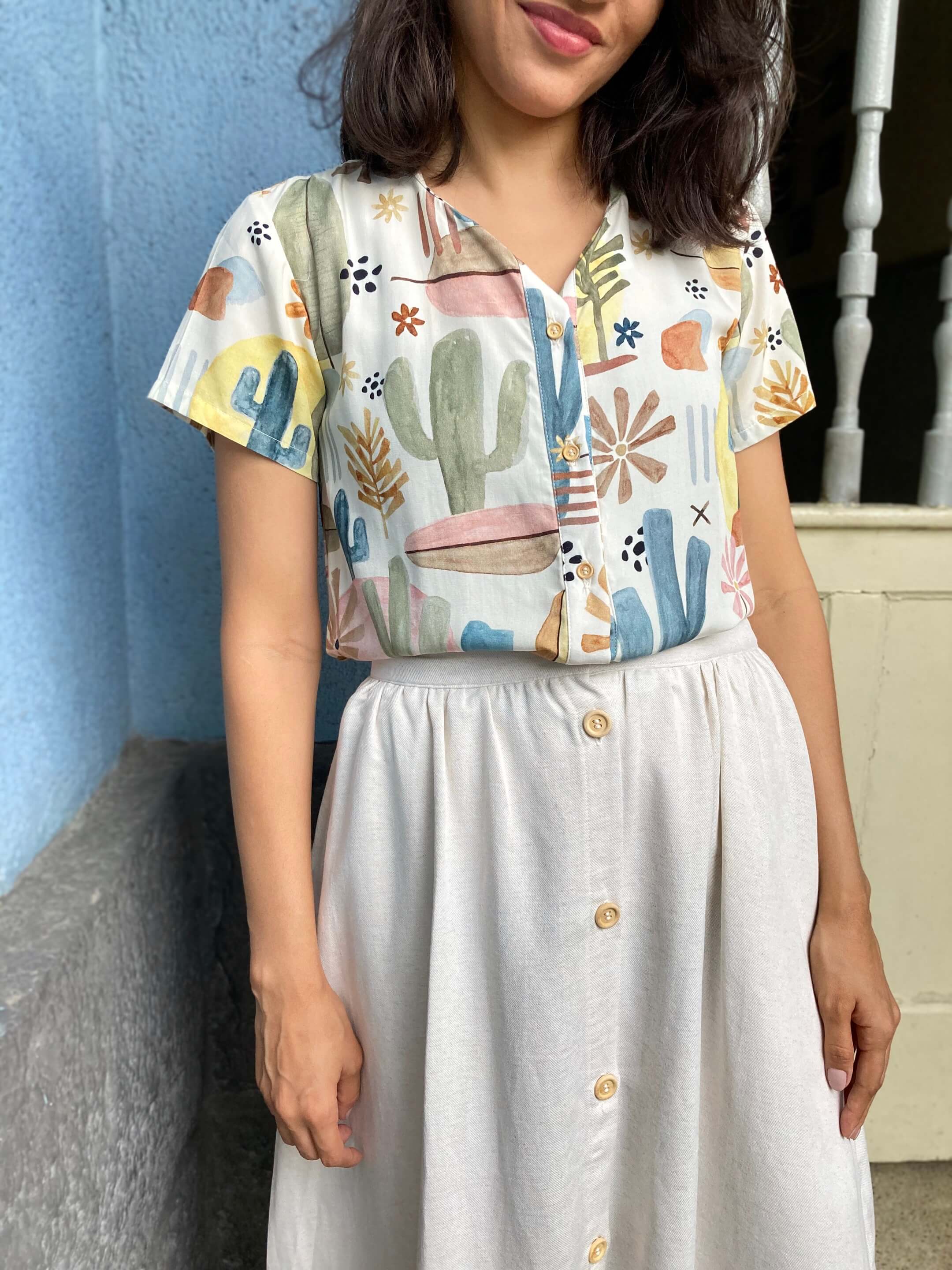 Blusa de Botão Terramor