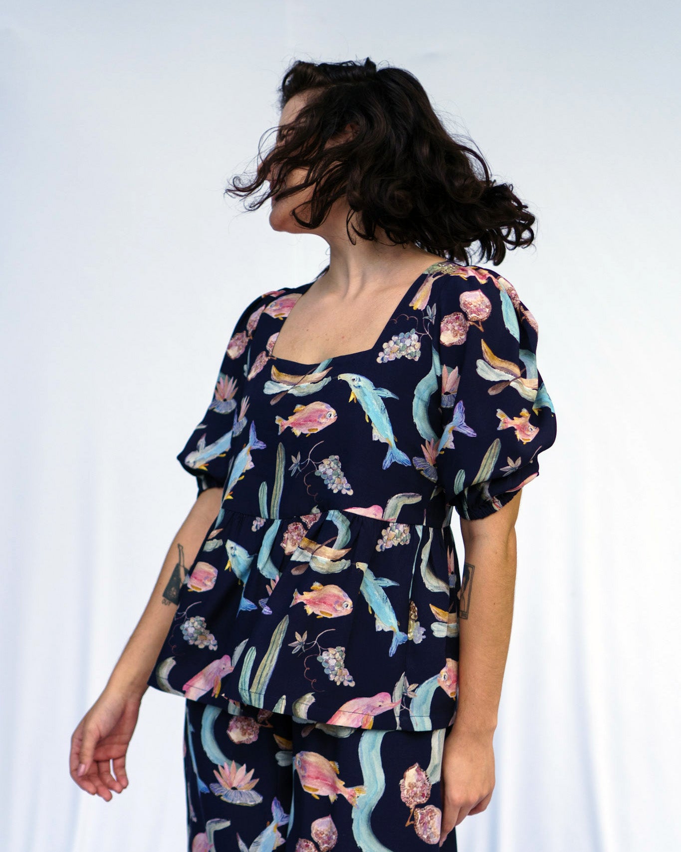 Blusa Babados Belezas do Rio