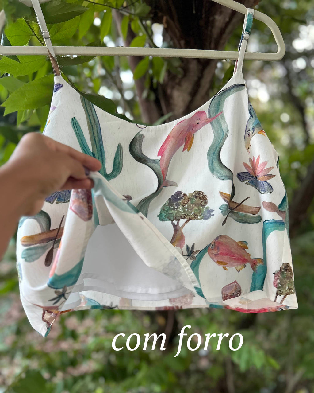 Blusa Alcinha Belezas do Rio - Off White