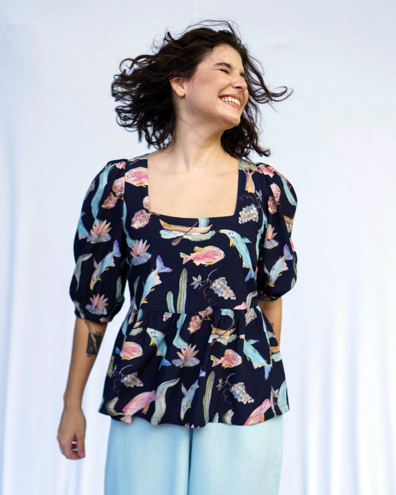 Blusa Babados Belezas do Rio