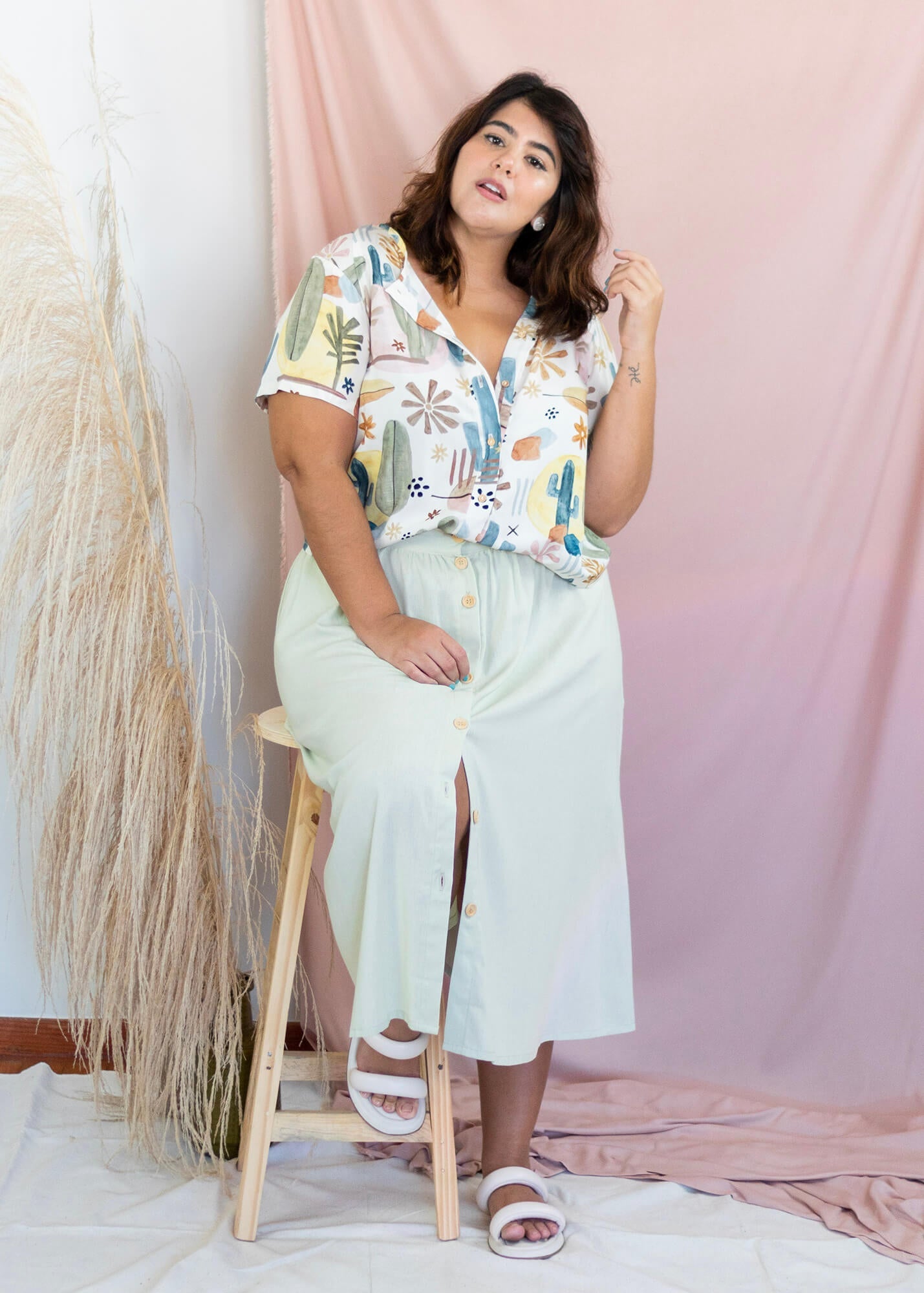 Blusa de Botão Terramor