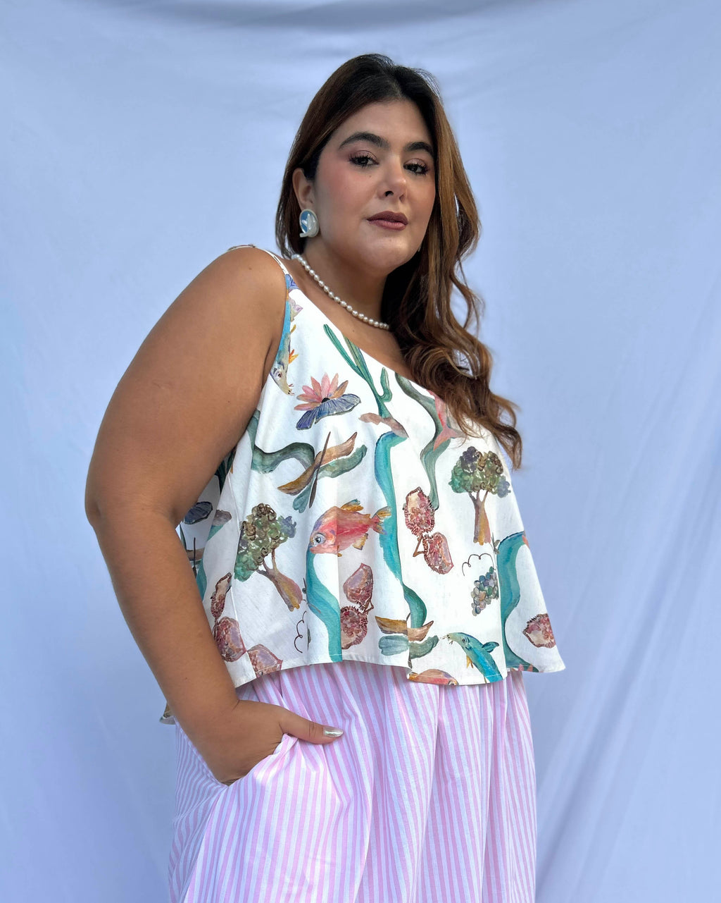 Blusa Alcinha Belezas do Rio - Off White