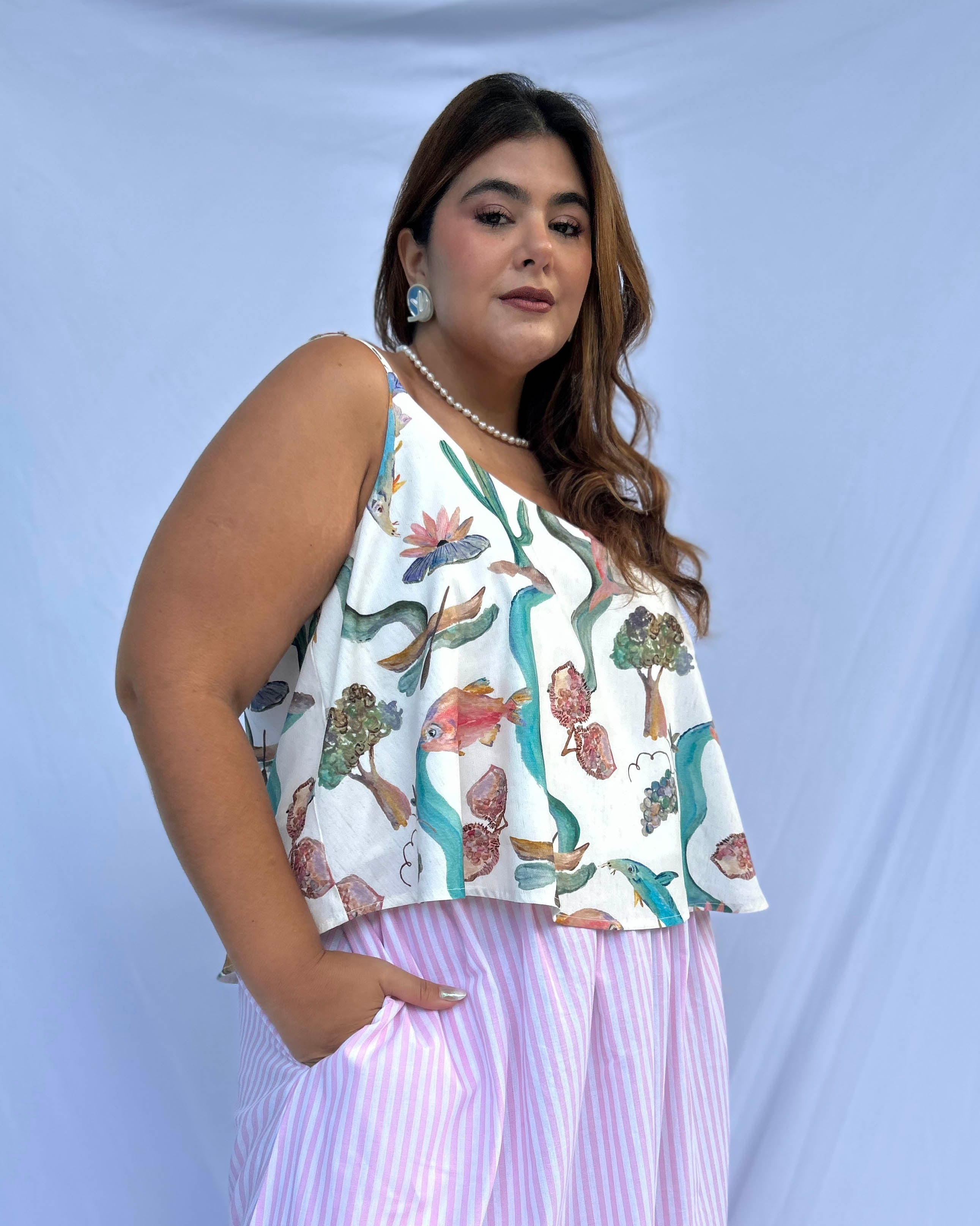 Blusa Alcinha Belezas do Rio - Off White